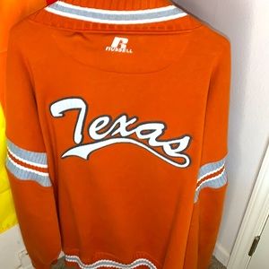 Russell Athletic/Orange/3xl Texas team jacket.